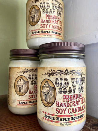 Old Town Candle (Apple Maple Bourbon) - Deer Creek Mercantile