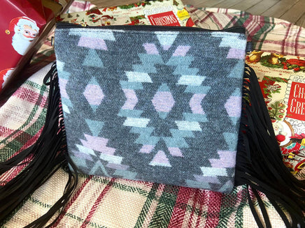 2023 Southwestern Crossbody (Gray) - Deer Creek Mercantile