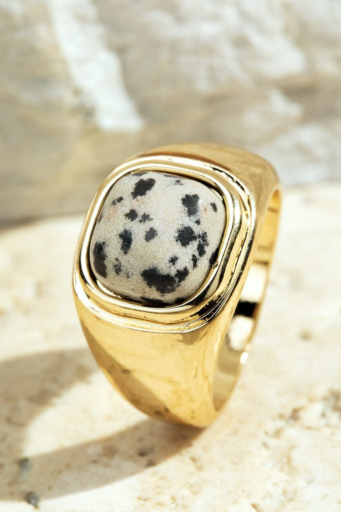 Doorbuster #52 Square Ring *Dalmation - Deer Creek Mercantile