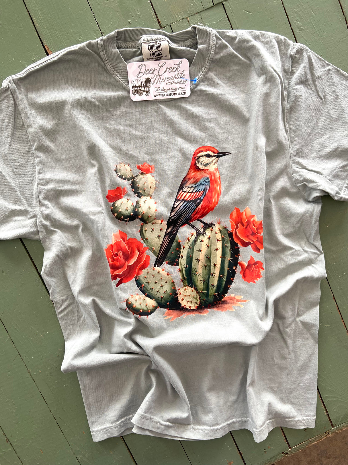 The Cactus Bird Graphic Tee - Deer Creek Mercantile