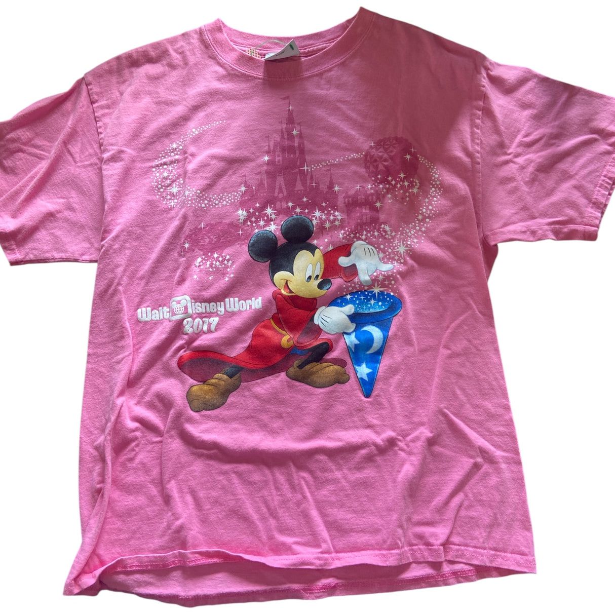 Pre-Loved Disney World Pink 2017 Graphic Tee