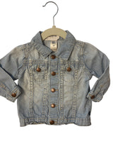 Pre-Loved Baby B'Gosh Striped Denim Jacket *9 Months - Deer Creek Mercantile