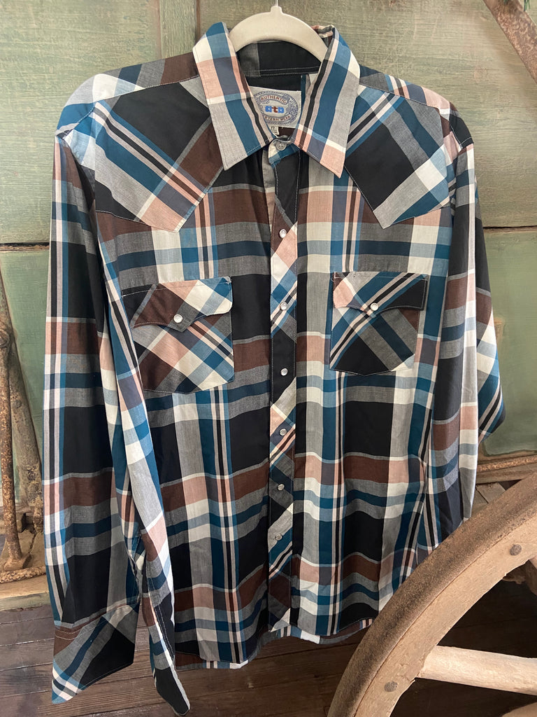 Vintage ATB Western Pearl Snap *Size 17 - Deer Creek Mercantile