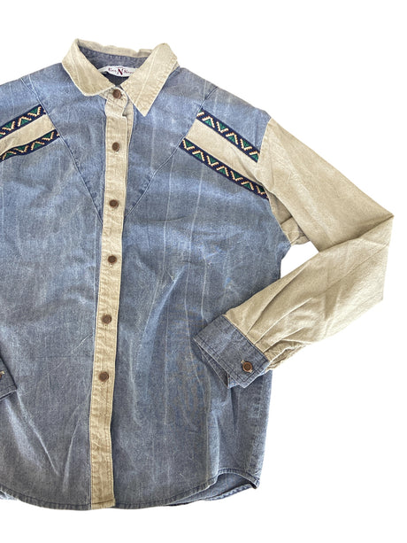 Vintage BAR NONE Western Shirt *Size Small - Deer Creek Mercantile