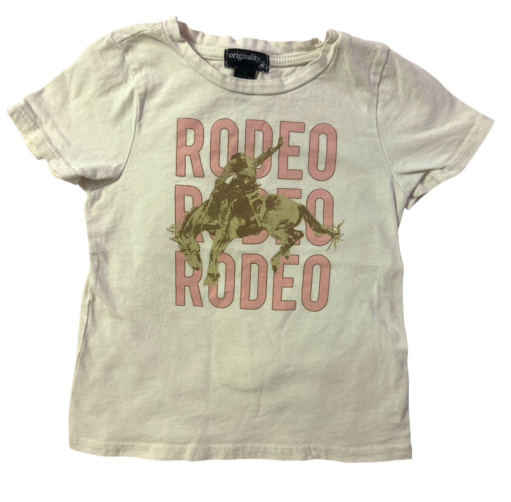 Pre-Loved Baby Girls Rodeo Graphic Tee *Size 4T - Deer Creek Mercantile