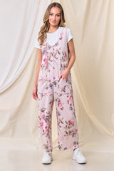 Linda's Floral Romper *Pink - Deer Creek Mercantile