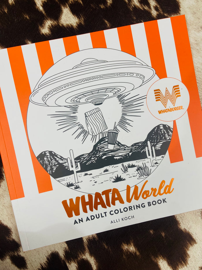 Whataworld Whataburger Adult Coloring Book - Deer Creek Mercantile