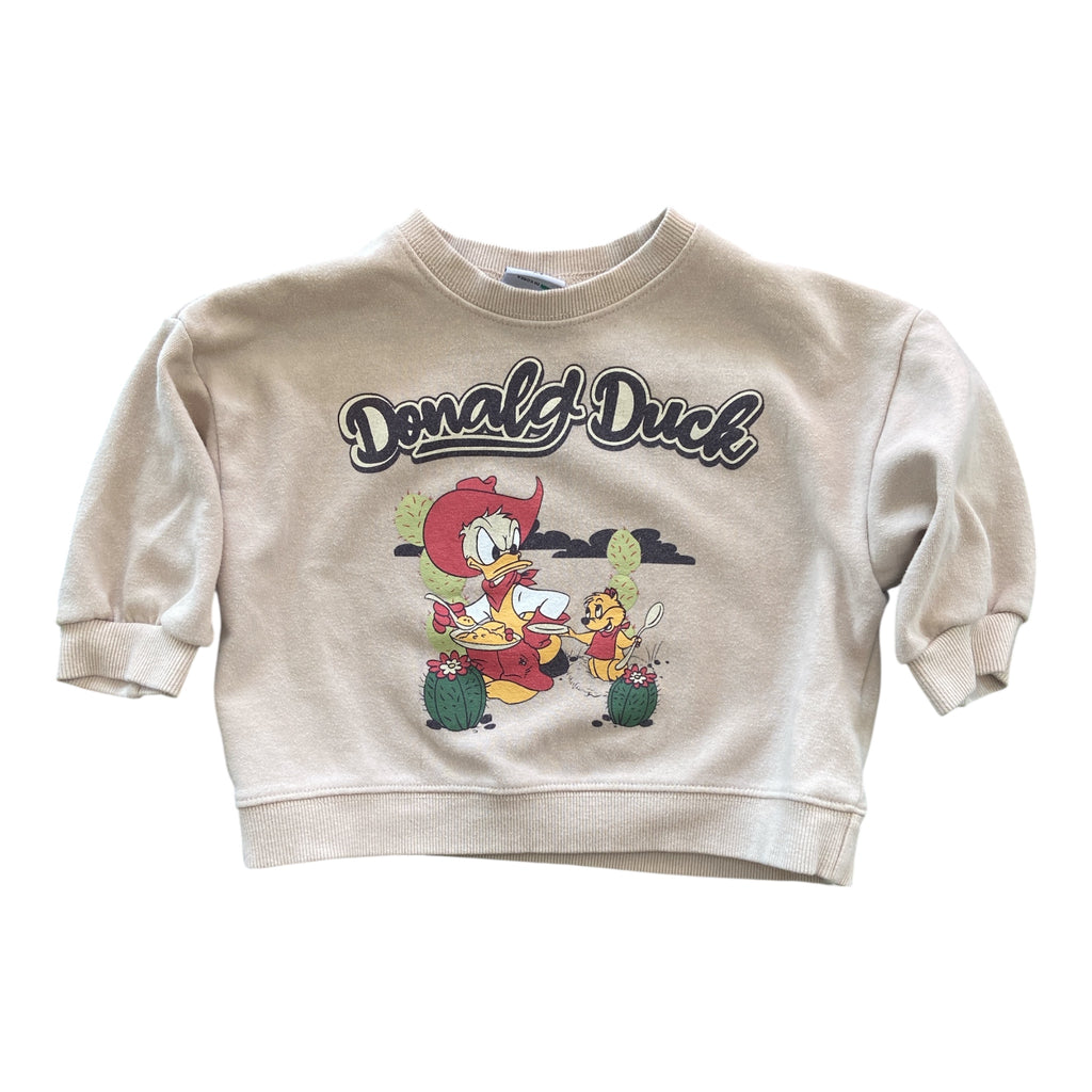 Pre-Loved Donald Duck Sweatshirt *Youth XS - Deer Creek Mercantile