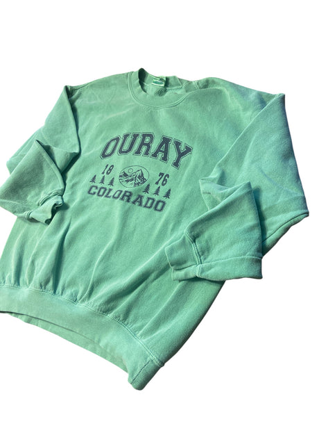 Pre-Loved Ouray Colorado Sweatshirt *Size M (COMFORT COLORS) - Deer Creek Mercantile