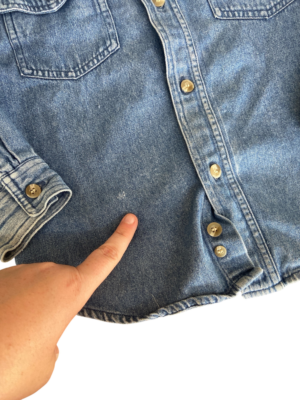 Pre-Loved ROPER YOUTH Denim Shirt *Size Small (6-7) - Deer Creek Mercantile