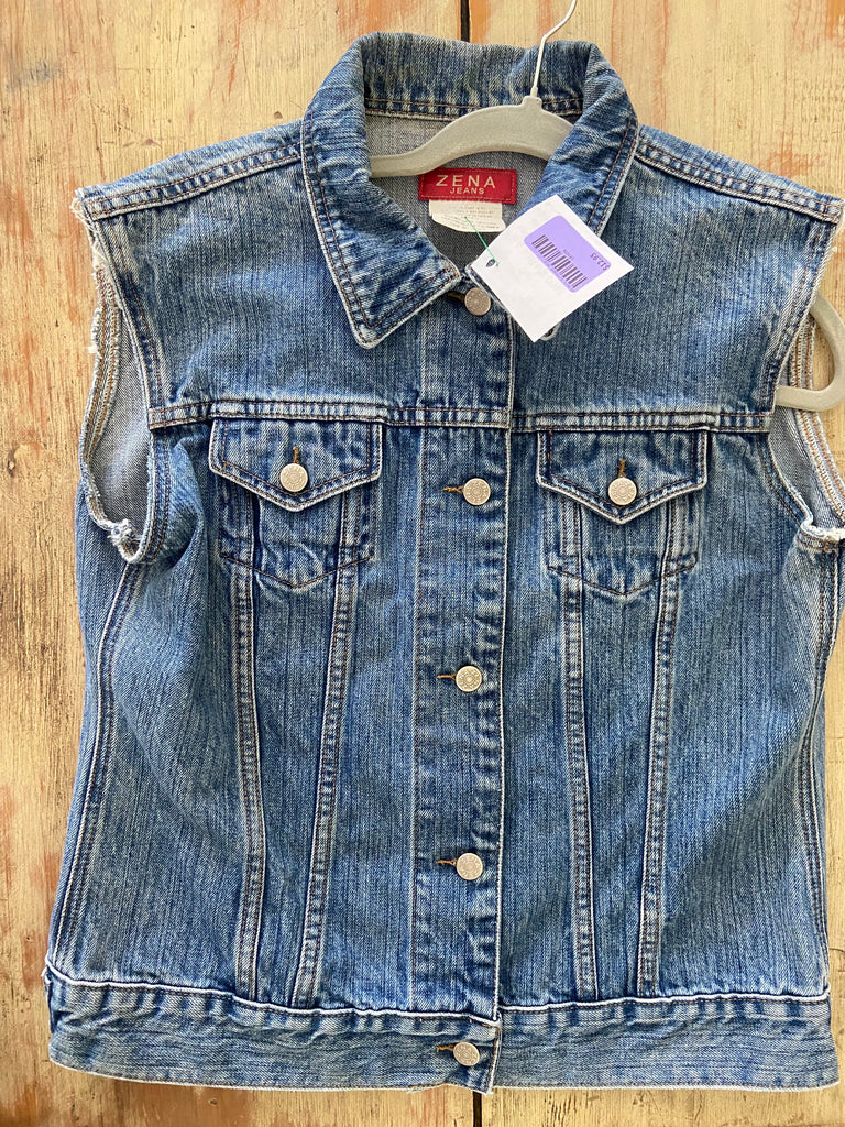 Women's Denim Vest - Zena - Deer Creek Mercantile