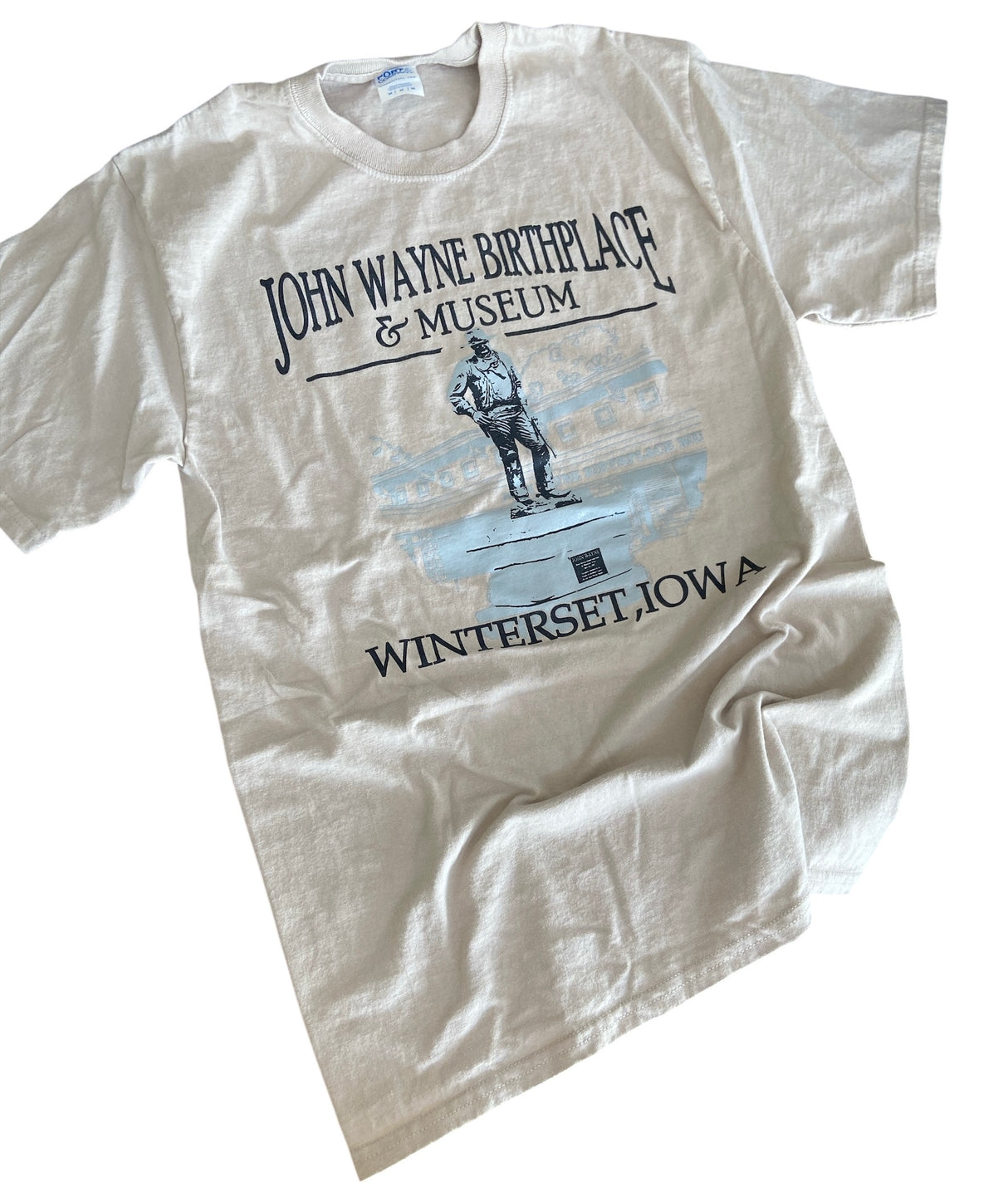 Pre-Loved John Wayne Iowa Graphic Tee *Size Medium - Deer Creek Mercantile