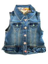 Pre-Loved Matilda Jane Denim Vest *Size 6 - Deer Creek Mercantile