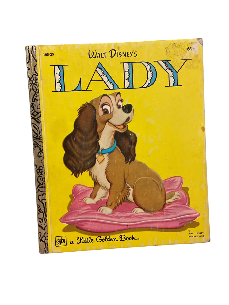 Vintage Walt Disney's Lady Little Golden Book - Deer Creek Mercantile