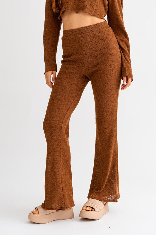 Pumpkin Spice Flare Pants - Deer Creek Mercantile