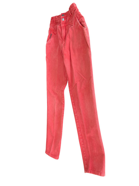 Vintage BLAZE Coral/Red Jeans *Size 1 - Deer Creek Mercantile