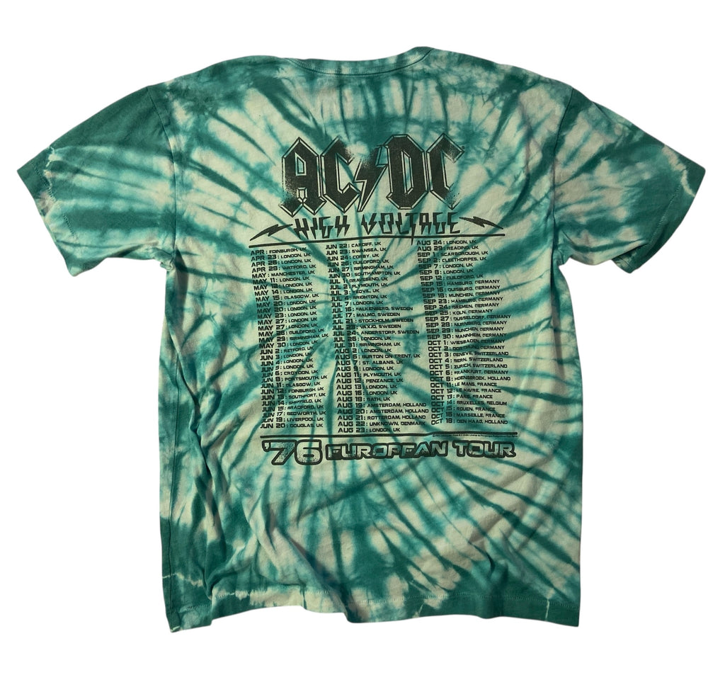 Pre-Loved AC/DC TIE DYE Graphic Tee *Size Small - Deer Creek Mercantile