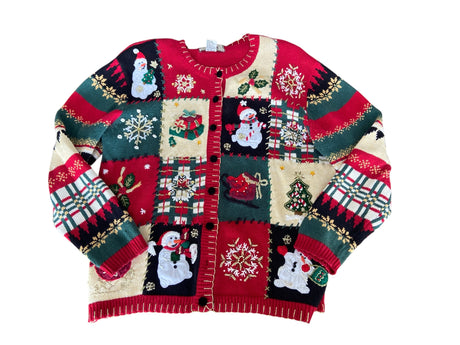 Vintage 2003 Christmas Cardigan Tiara *Size Medium - Deer Creek Mercantile