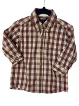 Pre-Loved Oshkosh Plaid Baby Boys Shirt *24 Months - Deer Creek Mercantile