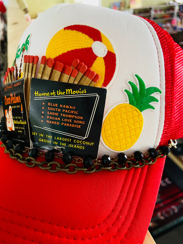The Coco Palms Beach Retro Trucker Hat - Deer Creek Mercantile