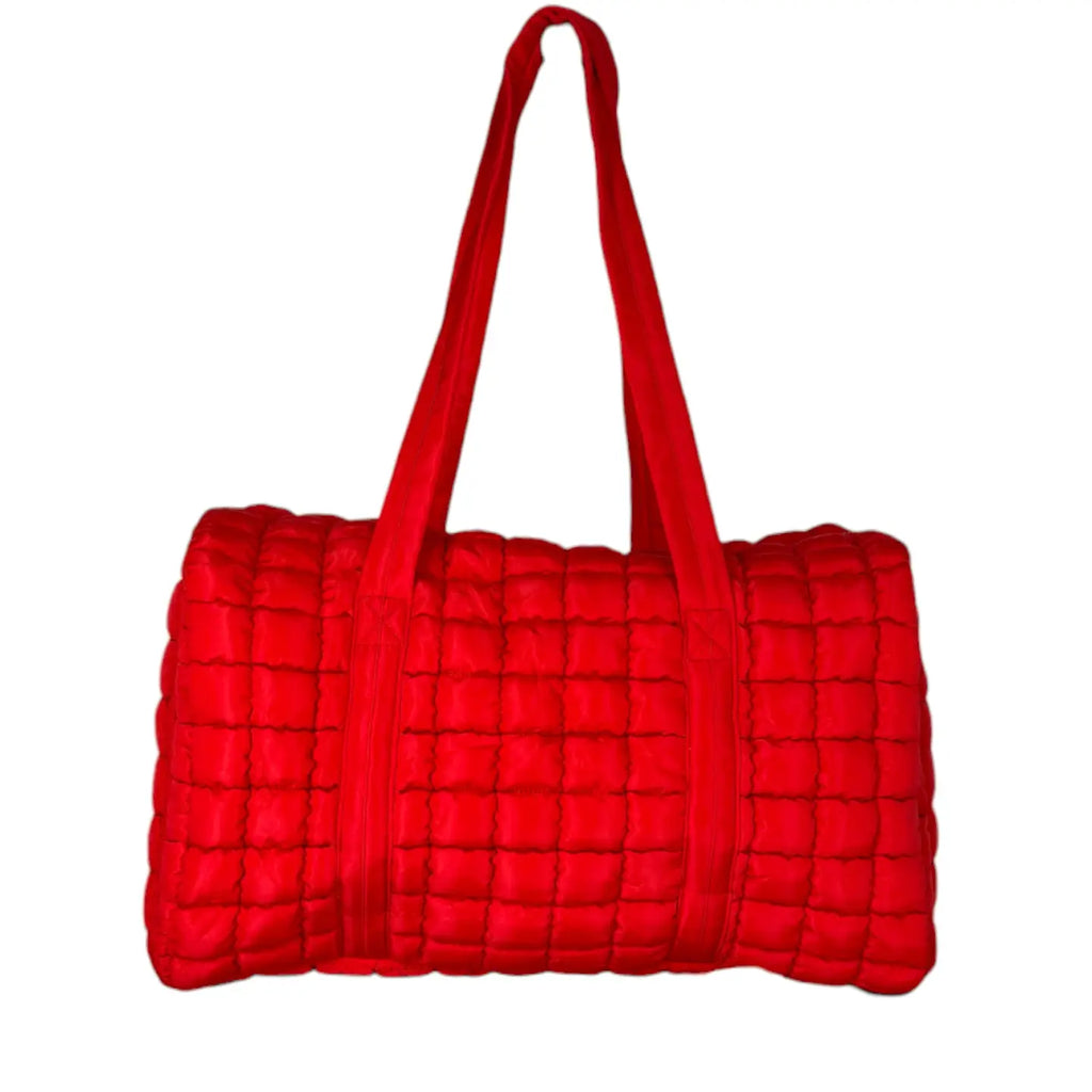 The Bold Puffer Tote Bag *Red - Deer Creek Mercantile