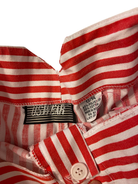 Vintage U.S. Wear Red/White Striped Shorts - Deer Creek Mercantile