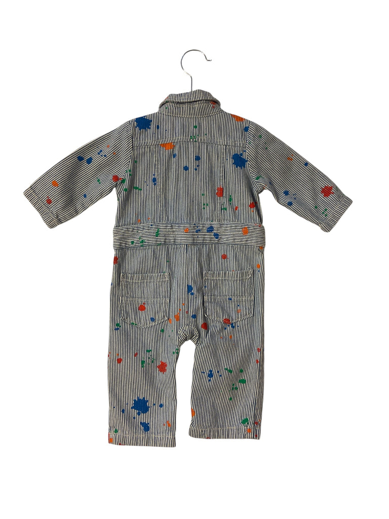 Pre-Loved Baby Gap Paint Splatter Jumpsuit *3-6 Months - Deer Creek Mercantile