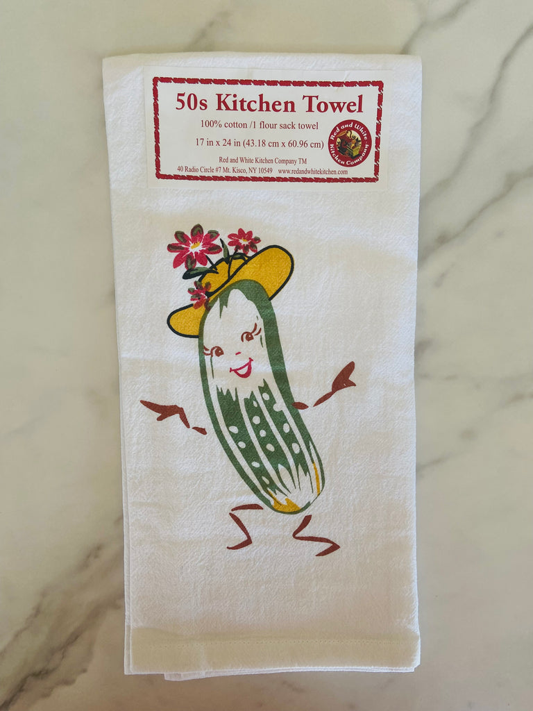 Mrs. Pickle Retro Kitchen Towel - Deer Creek Mercantile