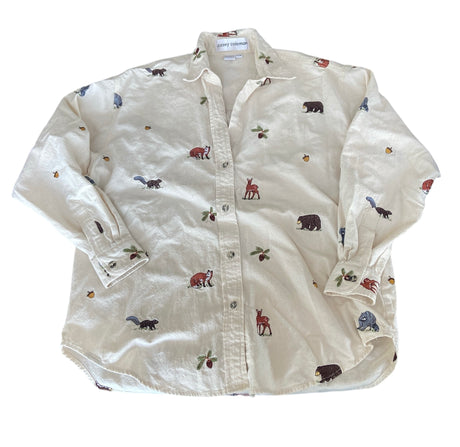 Pre-Loved Wildlife Button Shirt *Size S/M - Deer Creek Mercantile
