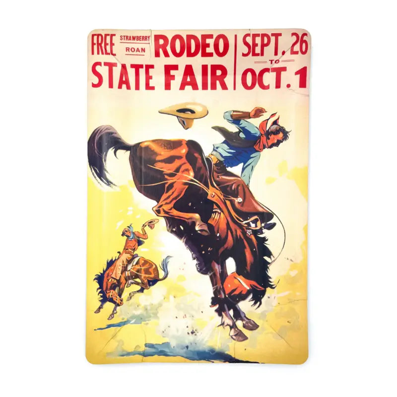 Rodeo Poster Plates (Set of 8) - Deer Creek Mercantile