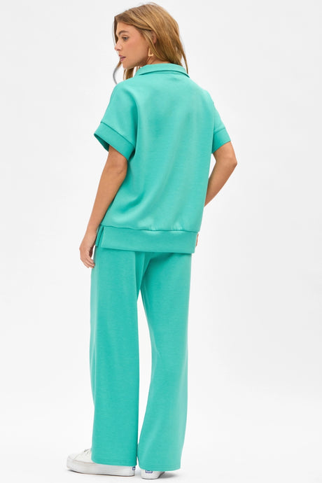 The Boardwalk Matching Top & Pant Matching Set *Emerald - Deer Creek Mercantile