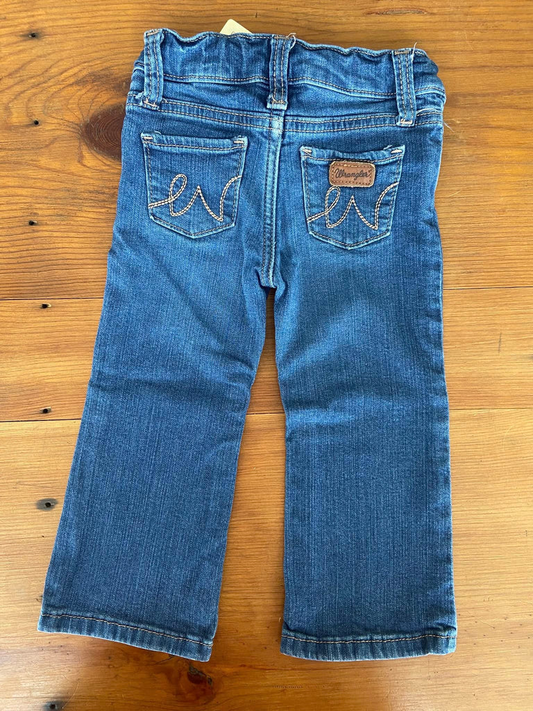 Pre-Loved Wrangler Girls Jeans Size 2T - Deer Creek Mercantile