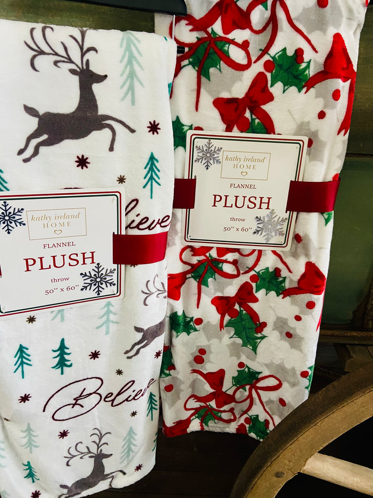 Christmas Throw Blanket - Deer Creek Mercantile