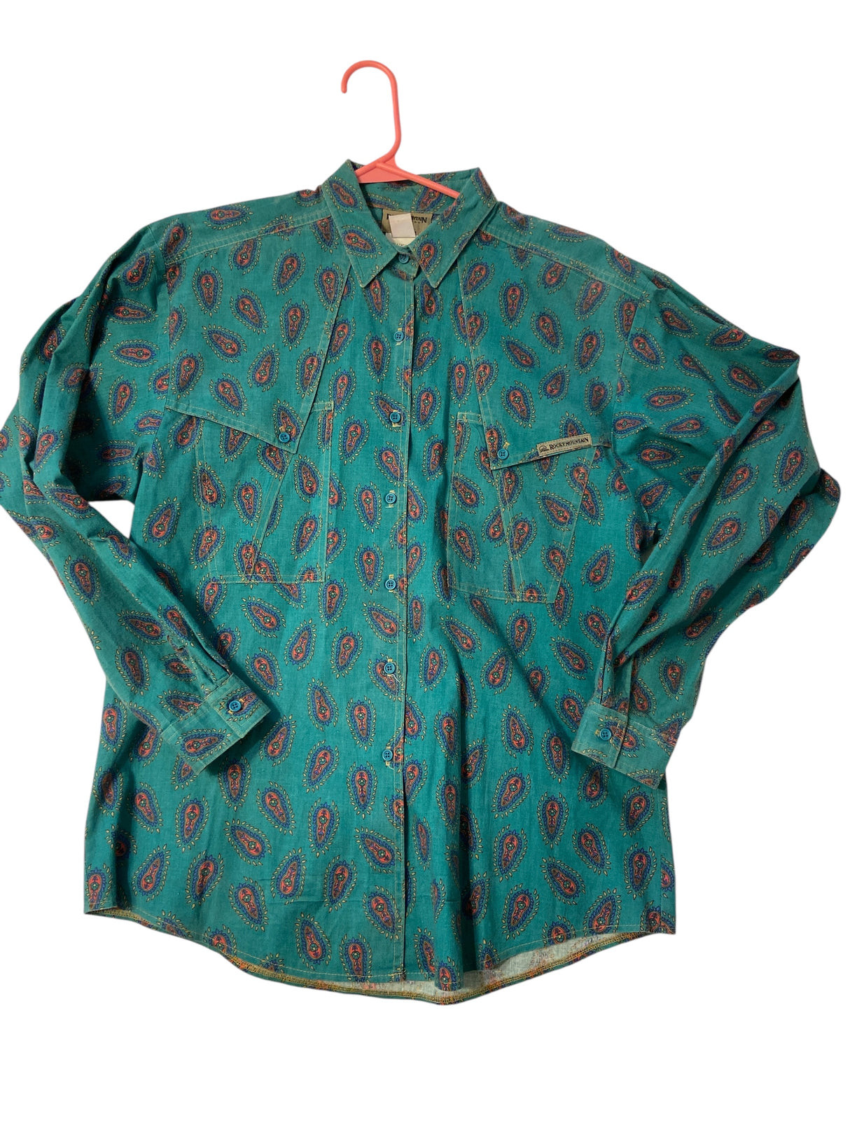 Vintage Rocky Mountain Paisley Shirt *Size Large - Deer Creek Mercantile