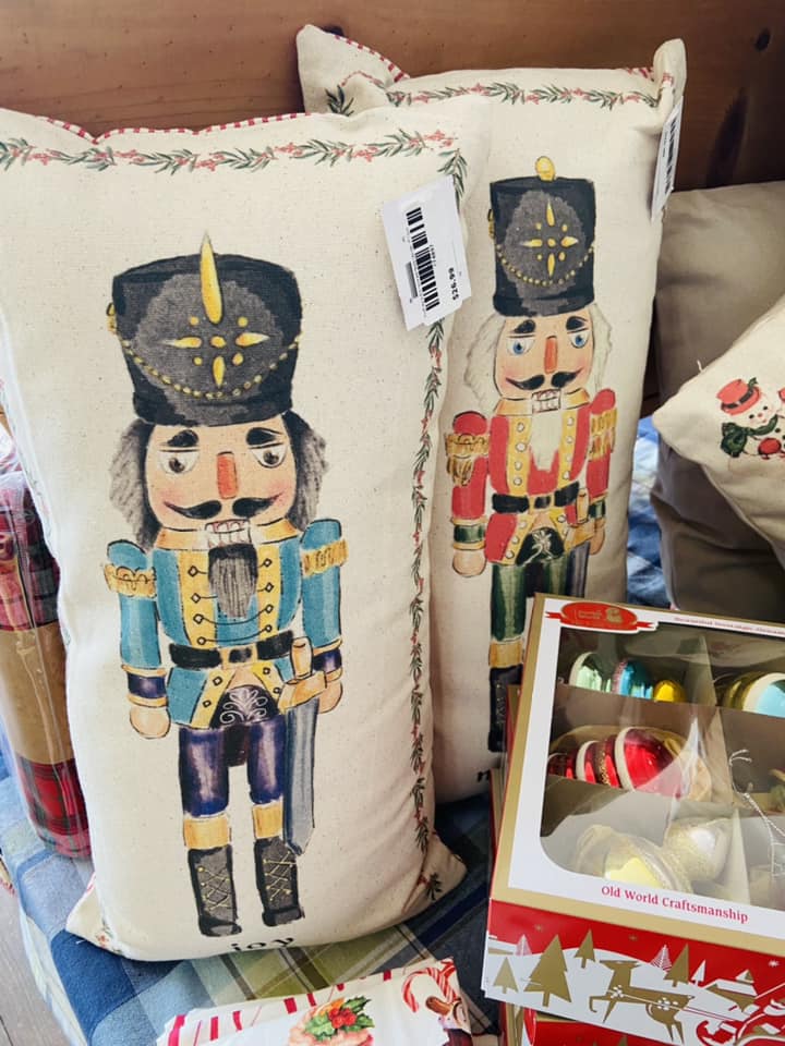 Audrey's Christmas Nutcracker Pillow - Deer Creek Mercantile
