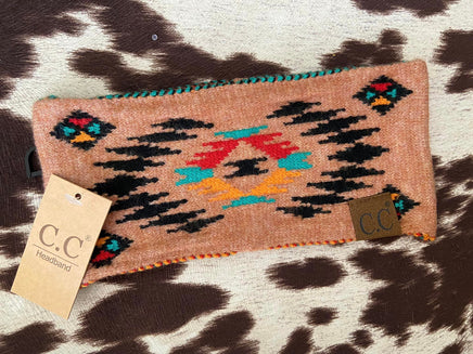 Southwestern Pattern Print Headwrap (Desert Sand) - Deer Creek Mercantile