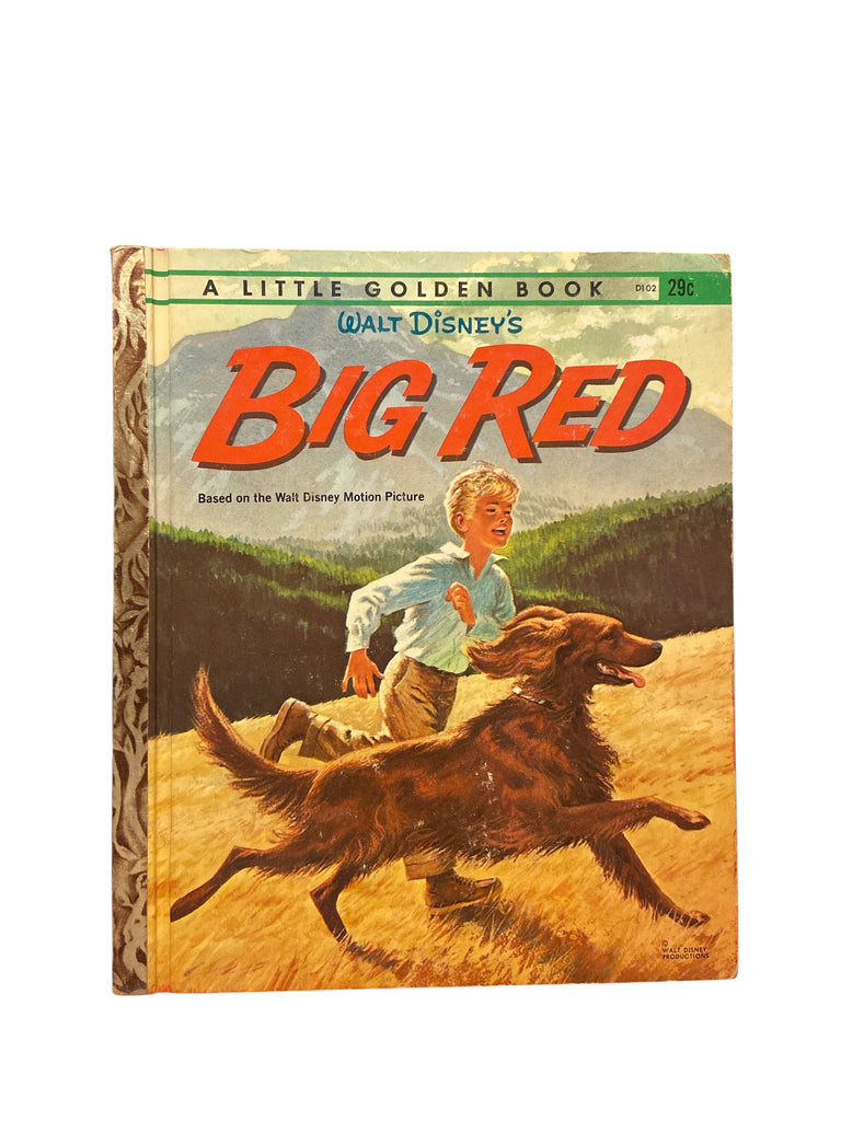 Vintage Walt Disney's Big Red Little Golden Book - Deer Creek Mercantile