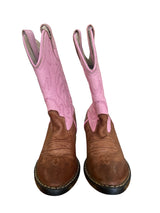Pre-Loved Pink Cowboy Boots *Size 10S (Old West) - Deer Creek Mercantile