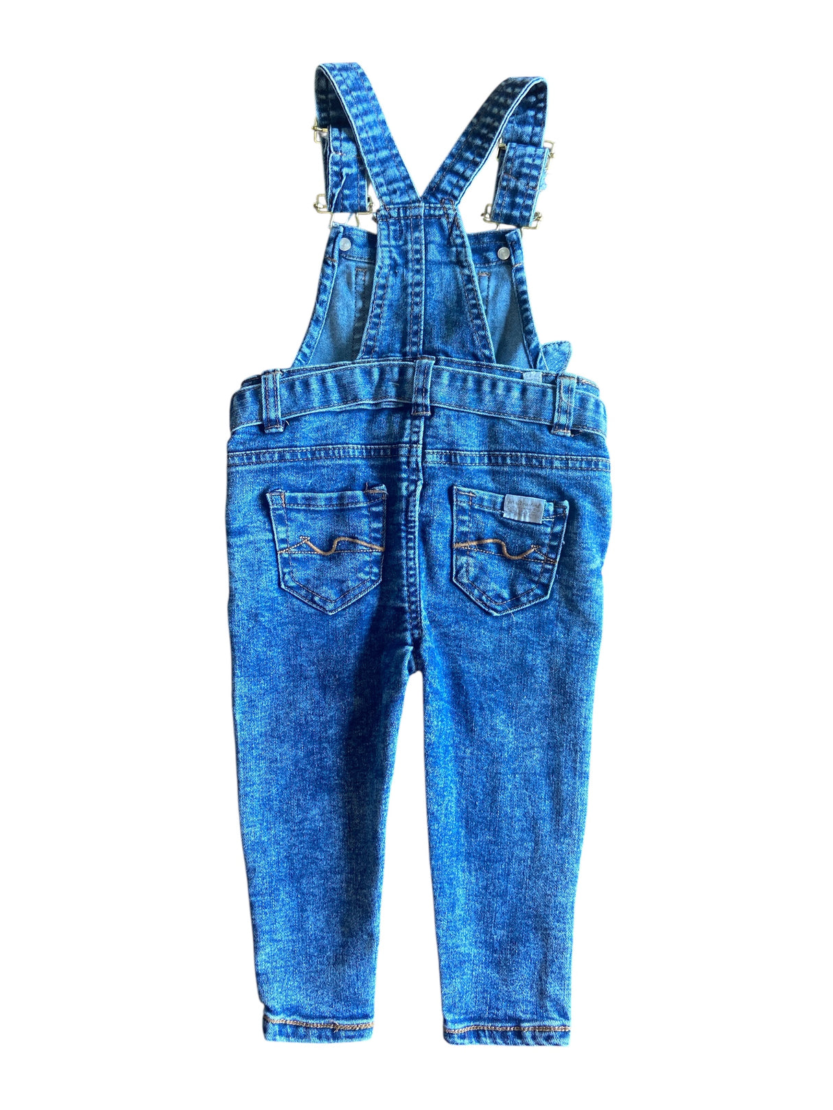 Pre-Loved 7 For All ManKind Overalls Size 18M - Deer Creek Mercantile