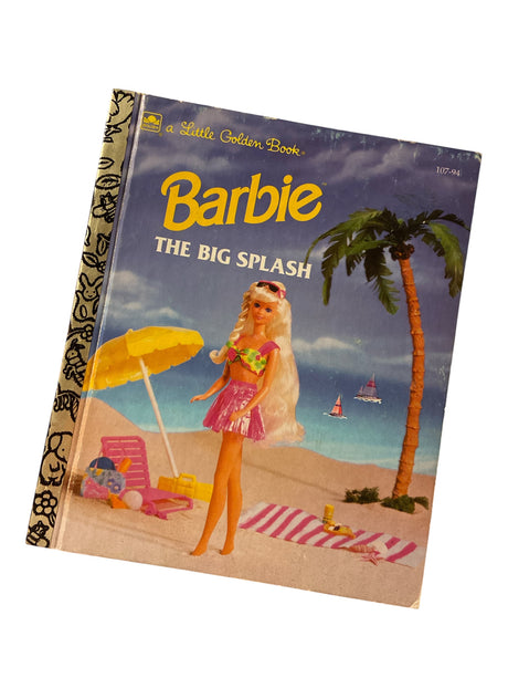 Vintage Barbie The Big Splash Little Golden Book - Deer Creek Mercantile