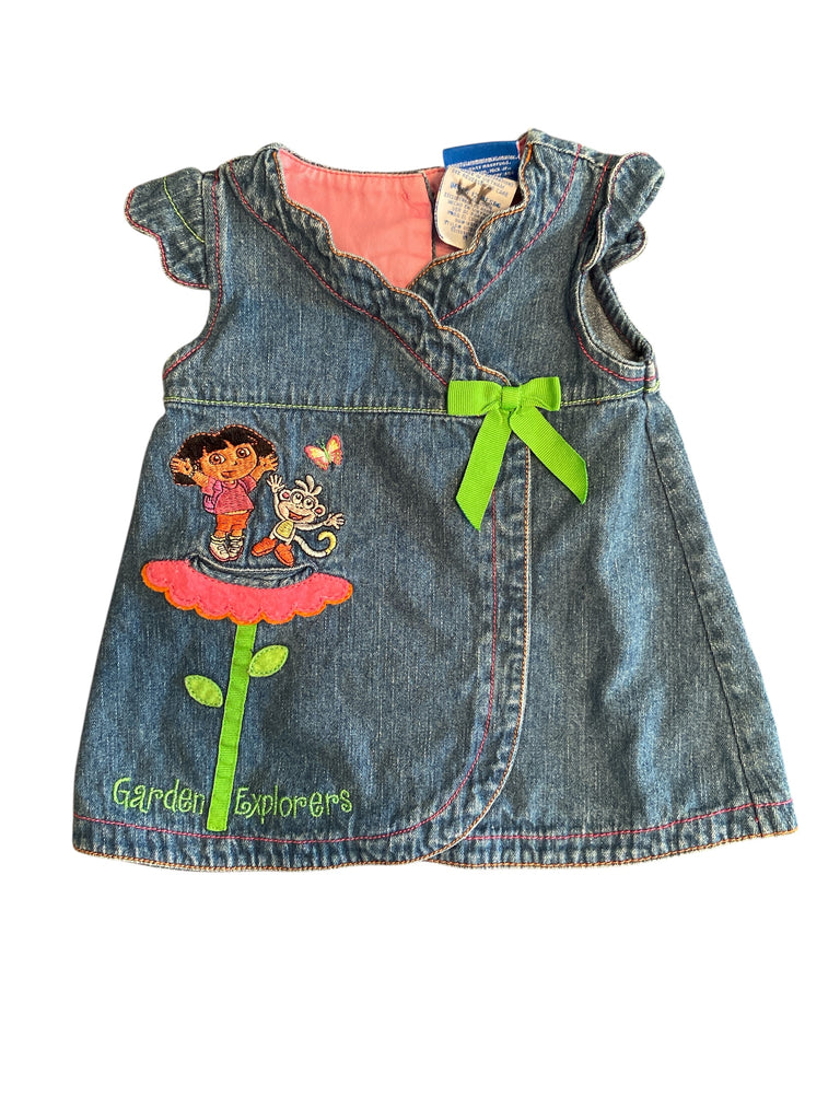 Pre-Loved Dora The Explorer Baby Girls Dress - Deer Creek Mercantile