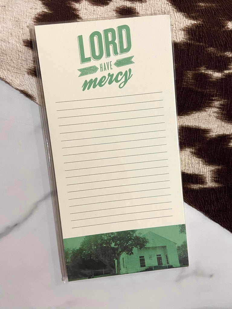 Lord Have Mercy Notepad - Deer Creek Mercantile
