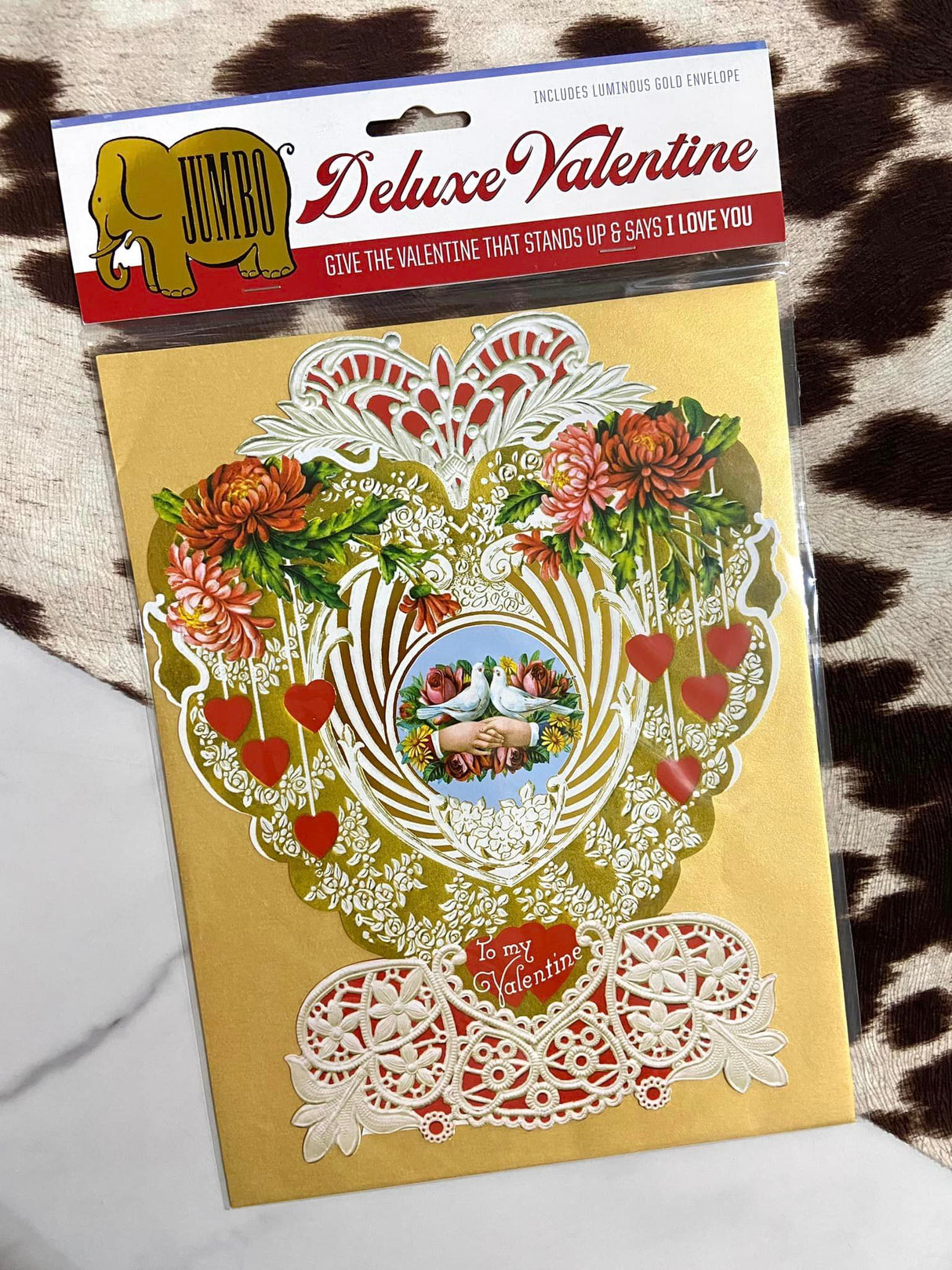 Victorian Heart Jumbo Greeting Card - Deer Creek Mercantile