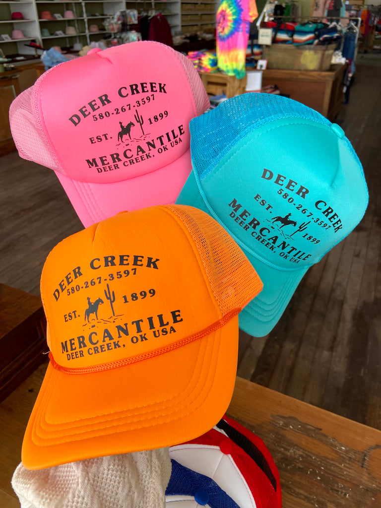 Deer Creek Mercantile Retro Trucker Hat (CACTUS COWBOY) - Deer Creek Mercantile