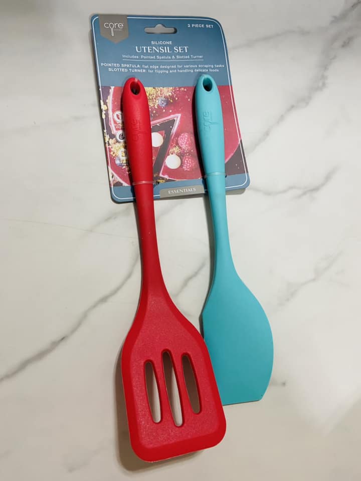 Red & Teal Utensil + Spatula Set - Deer Creek Mercantile