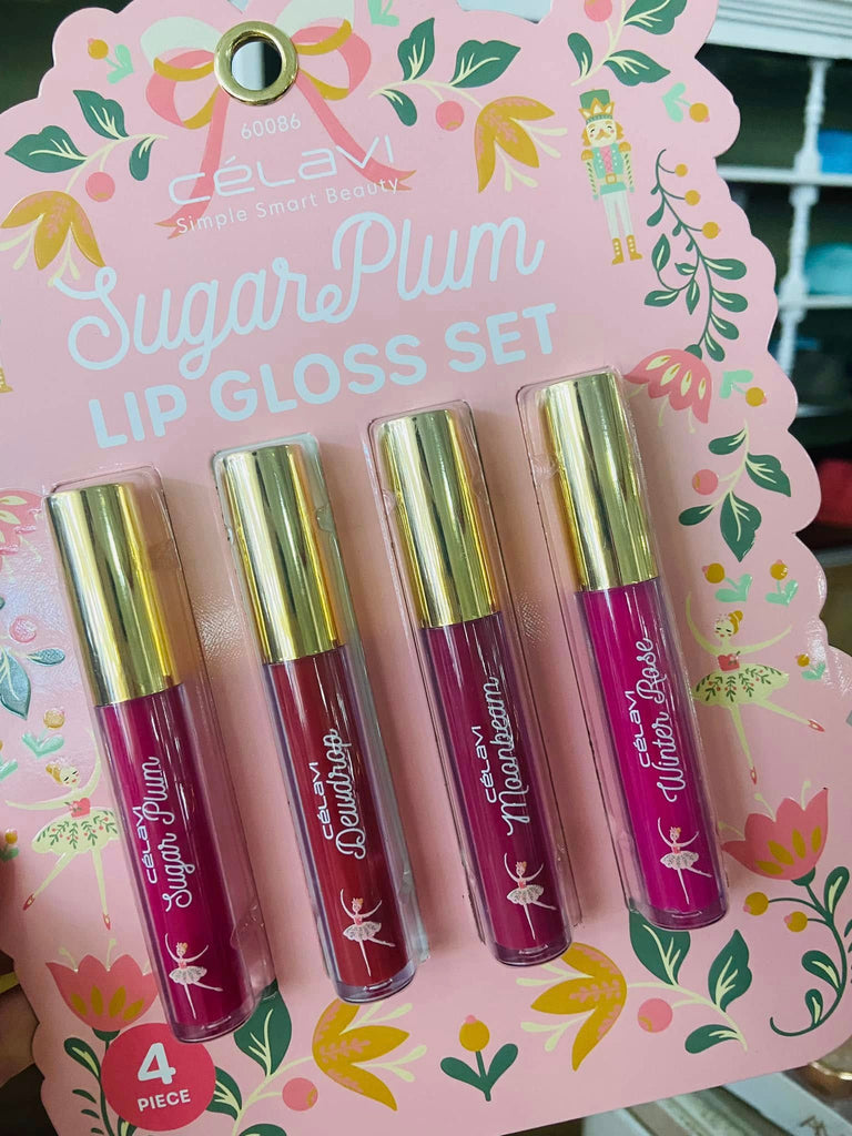 Celavi Nutcracker Sugar Plum Lip Gloss Set - Deer Creek Mercantile