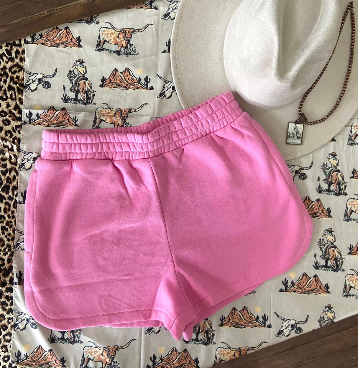 Lounge Days Shorts *Candy Pink - Deer Creek Mercantile