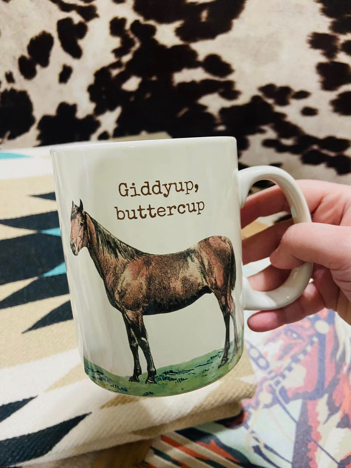 Giddy Up Buttercup Horse Mug - Deer Creek Mercantile