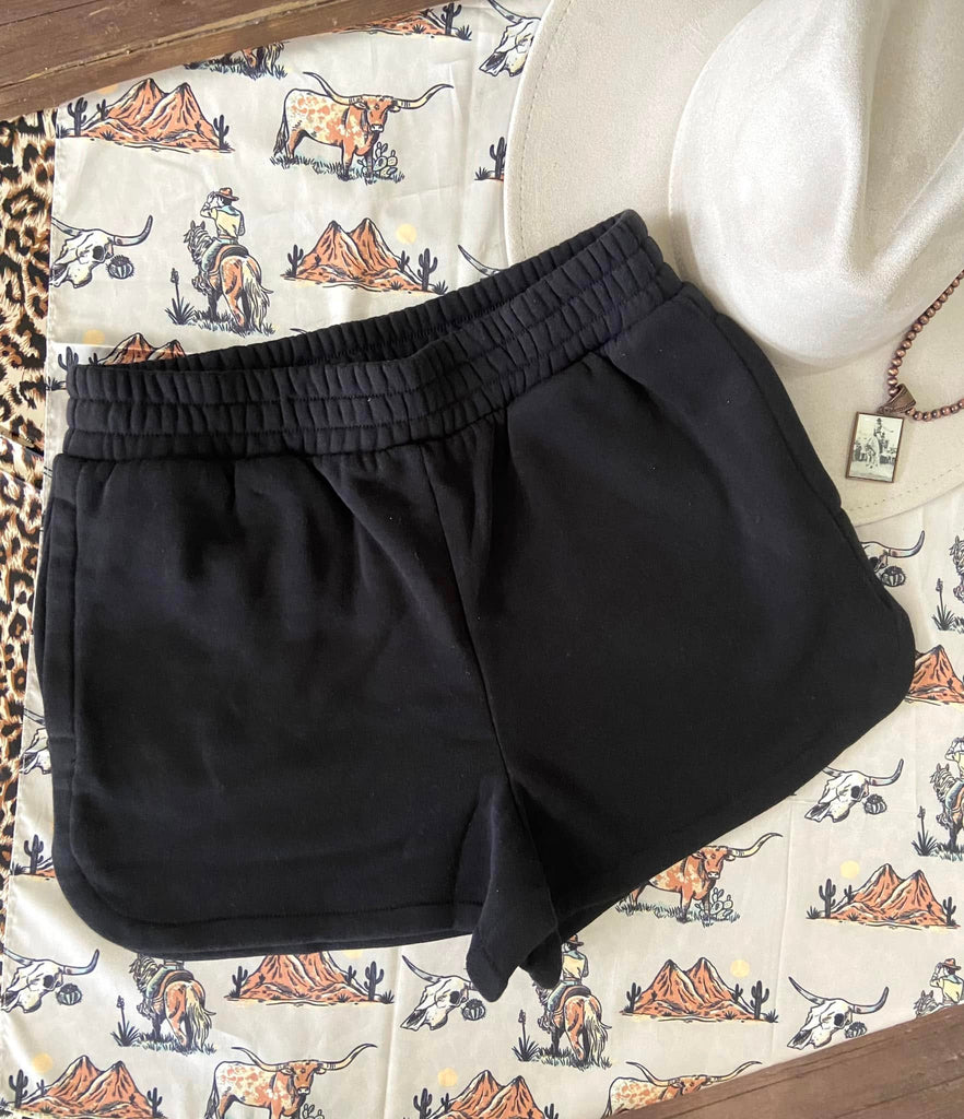 Lounge Days Shorts *Black - Deer Creek Mercantile