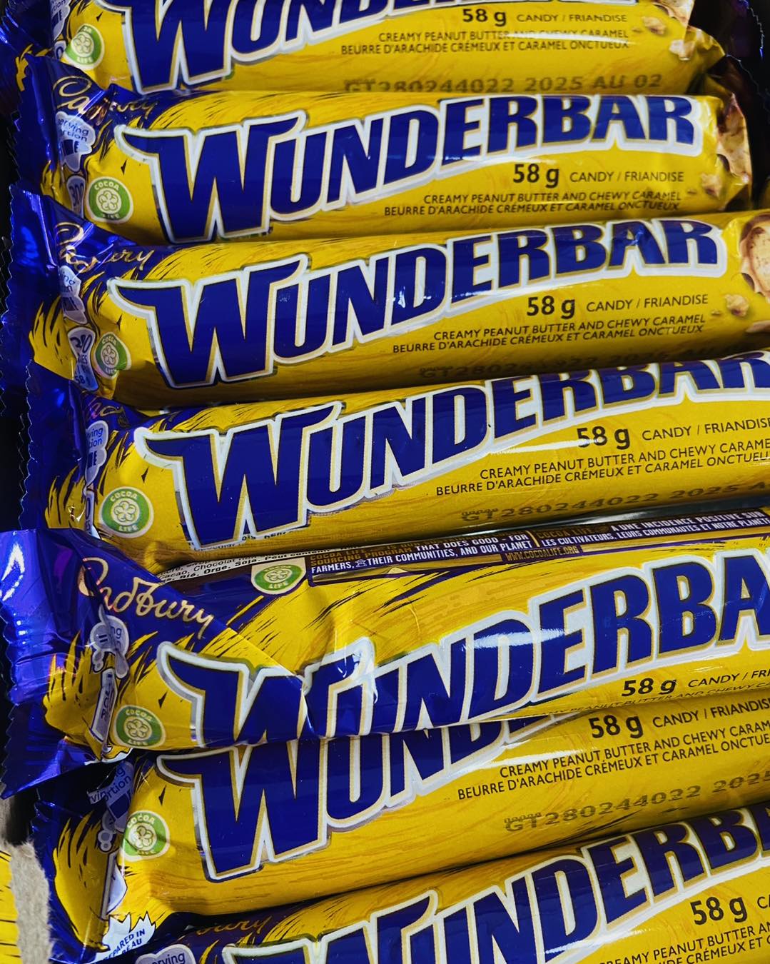 Cadbury Wunderbar Bars 60g - Deer Creek Mercantile